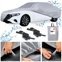 Pokrowiec na samochód mb klasa s w116 premium 3-warstwy + pasy