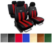 Pokrowce samochodowe skoda fabia GT eko-skóra