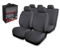 Pokrowce samochodowe alfa romeo 159 Modern eko-skóra szare