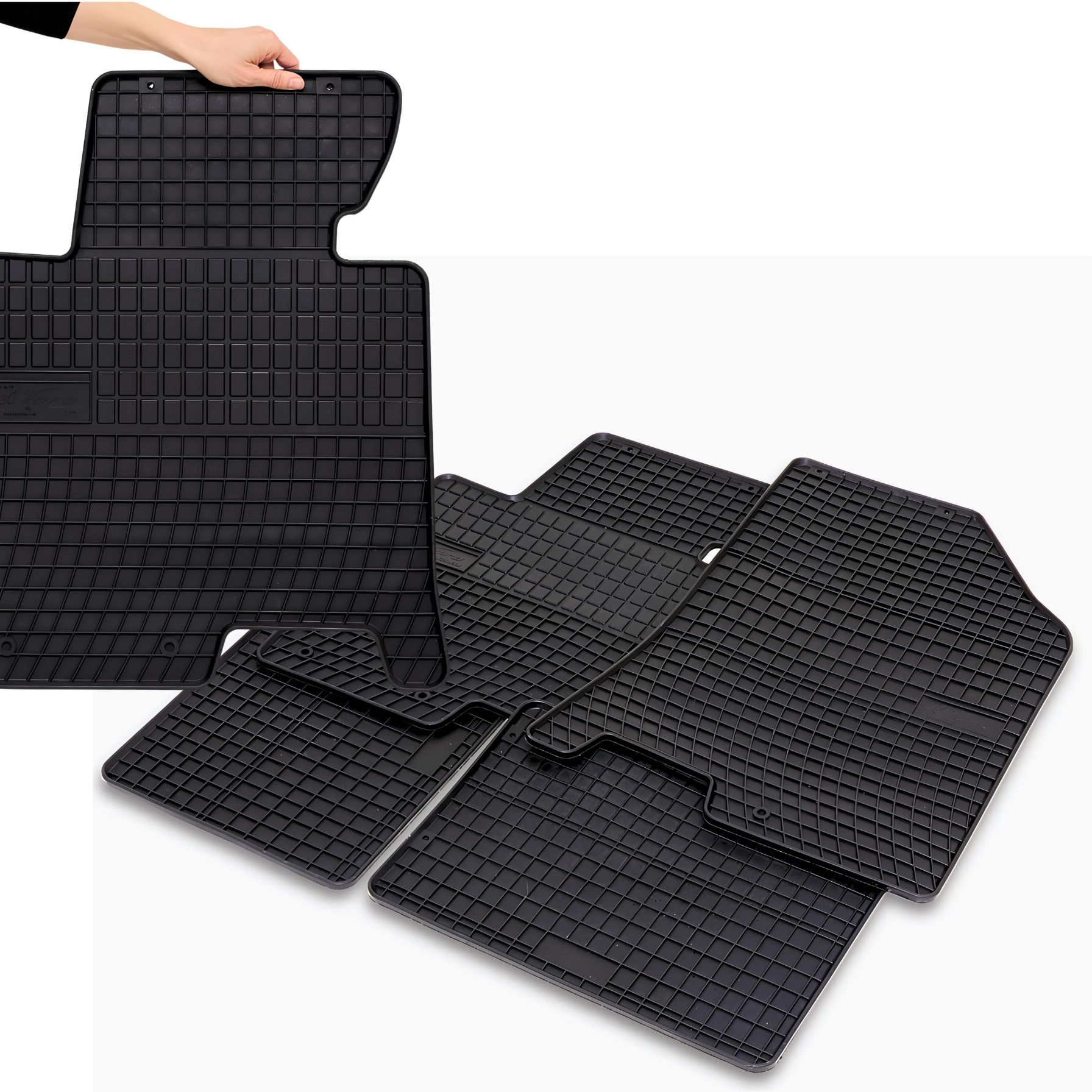 Eleganckie dywaniki gumowe EL-TORO renault laguna III 2007-2015r oryginalne dopasowanie mocowania jakość