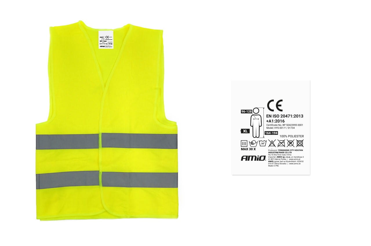 Kamizelka ostrzegawcza certyfikowana bezpieczeństwo CE & ISO