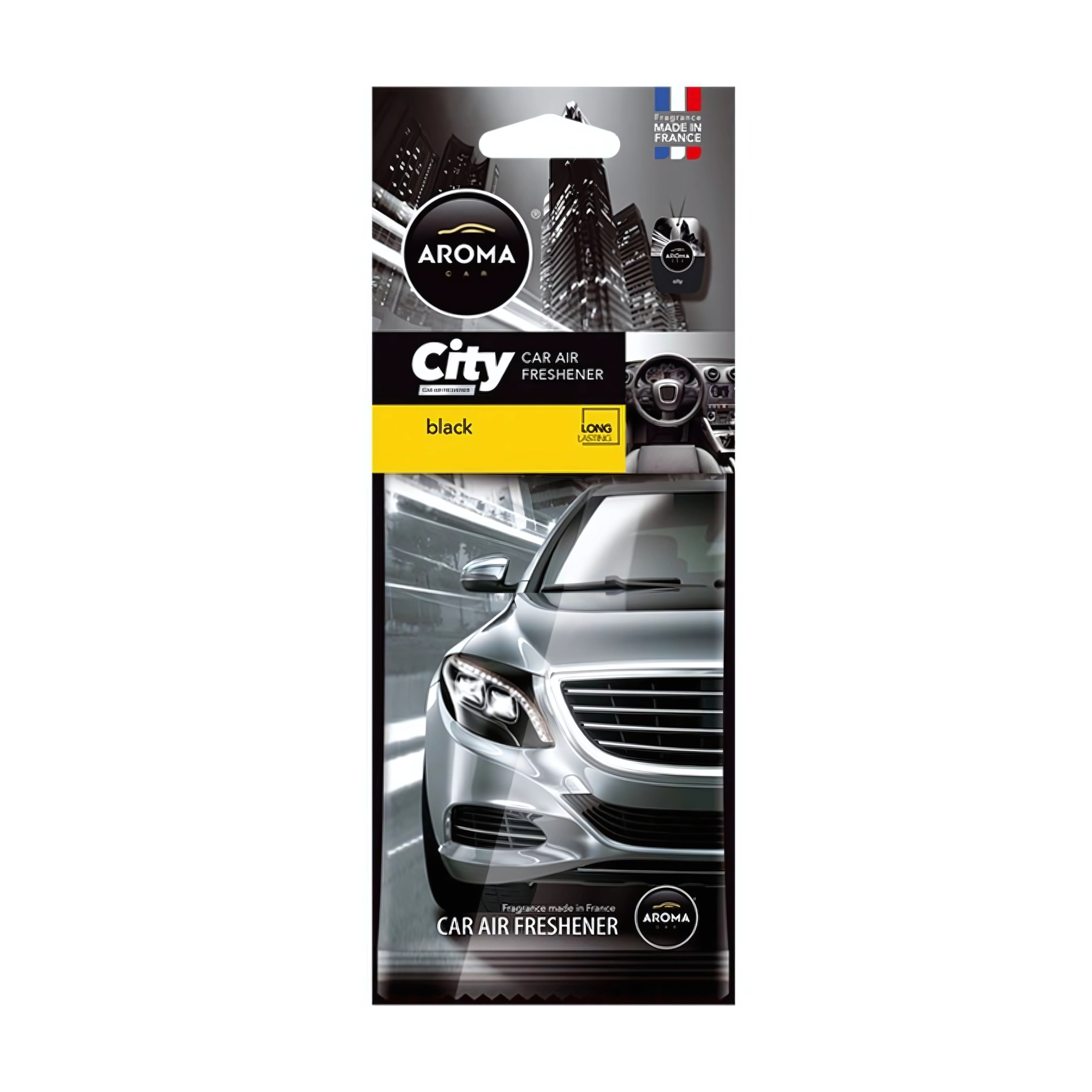 Odświeżacz powietrza Aroma Car City Card Black