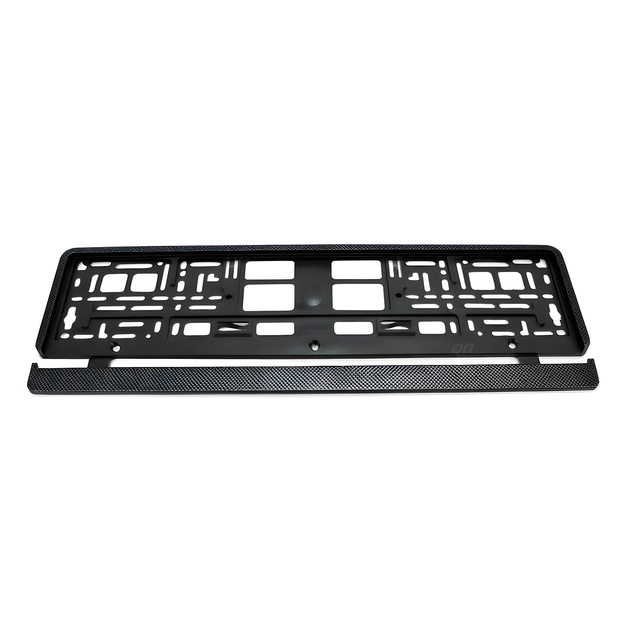 Ramka do mocowania tablic rejestracyjnych - carbon