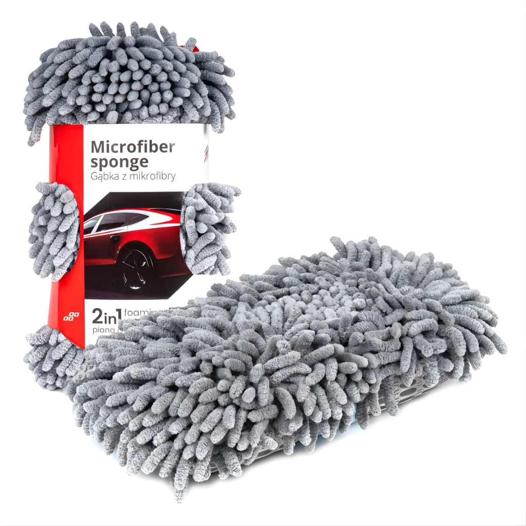 Gąbka do mycia / czyszczenia samochodu z mikrofibry Cwash-08