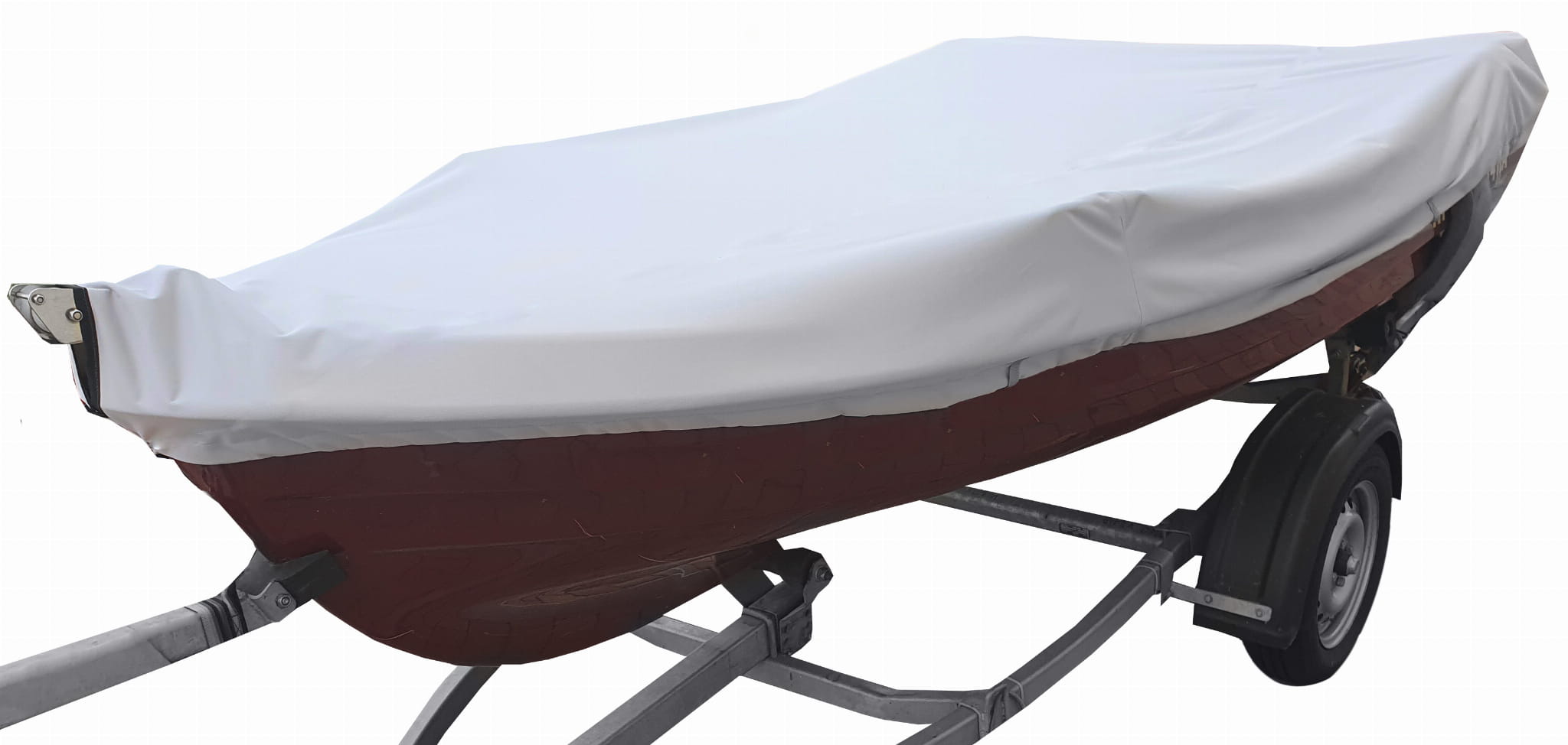 Pokrowiec plandeka na łódź wędkarską 210g/m2 270-300