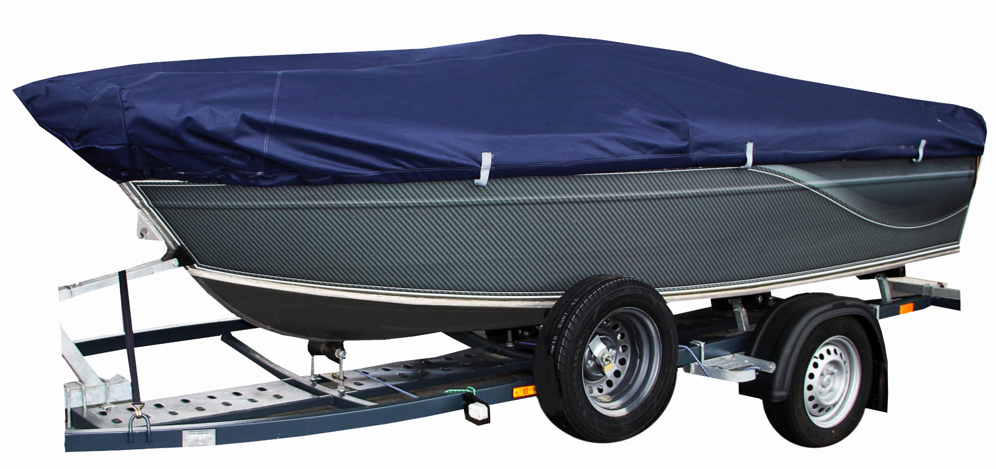 Pokrowiec transportowy plandeka na łódź wędkarską 270g/m2 360-390