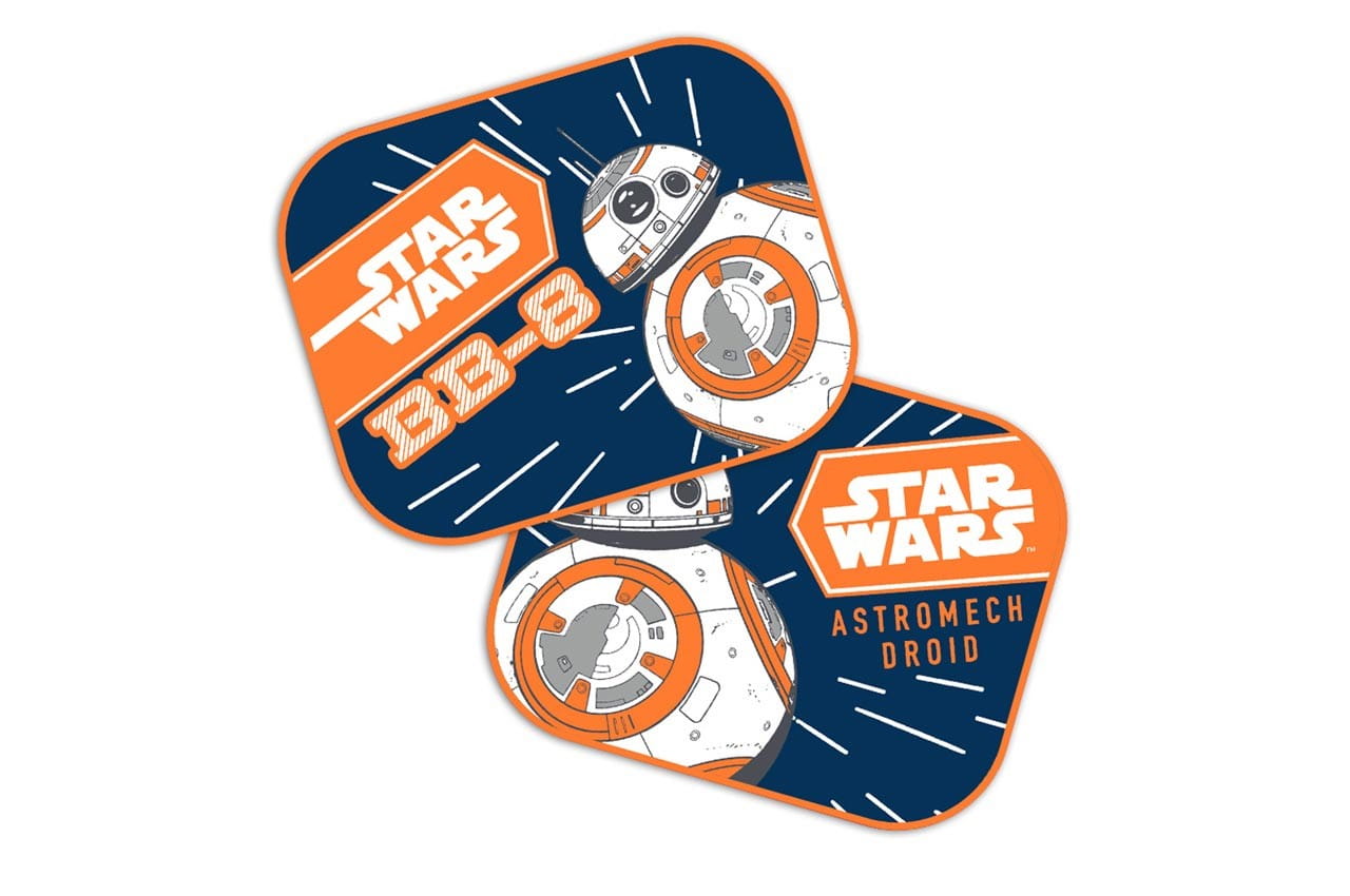 Zasłonki boczne 2 szt 44*35cm star wars bb8