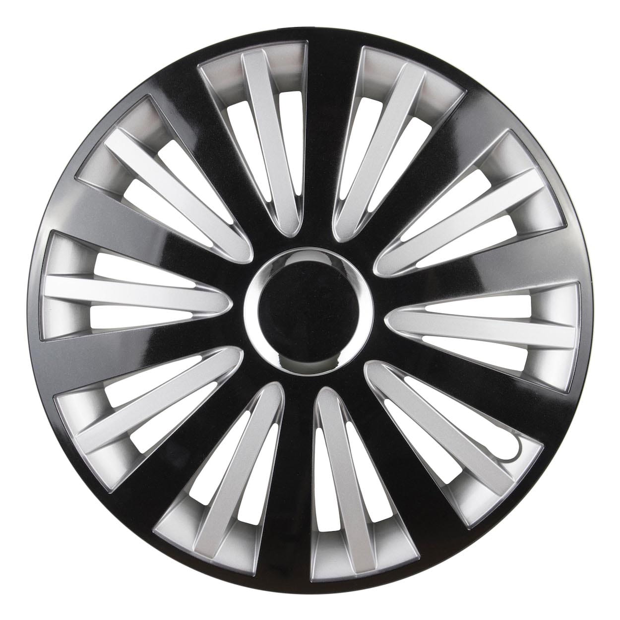 Kołpaki samochodowe falcon 14" czarno-srebrny