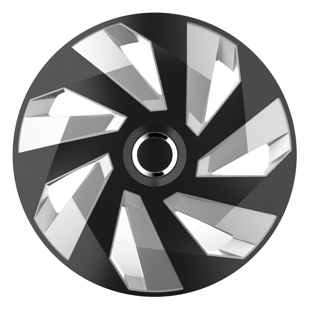 Kołpaki samochodowe vector rc black&silver 16"