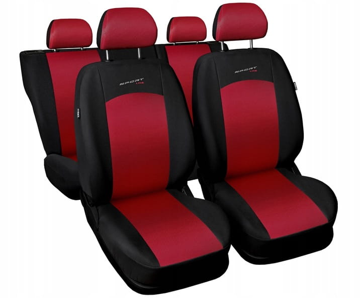 Pokrowce samochodowe volvo s60 Sport Line czerwony