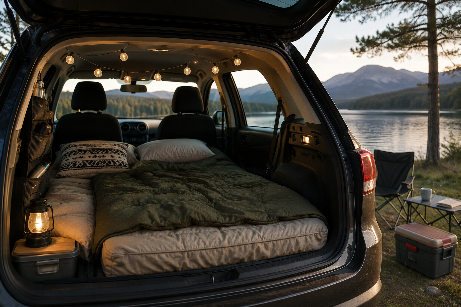 Car camping dla początkujących – jak przygotować zwykłe auto do spania w trasie?